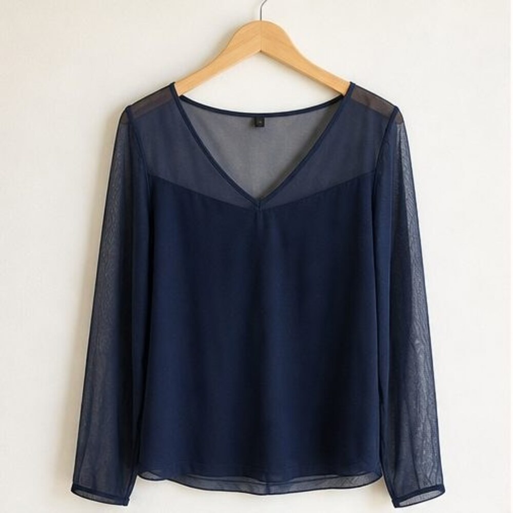 Navy Cami Blouse